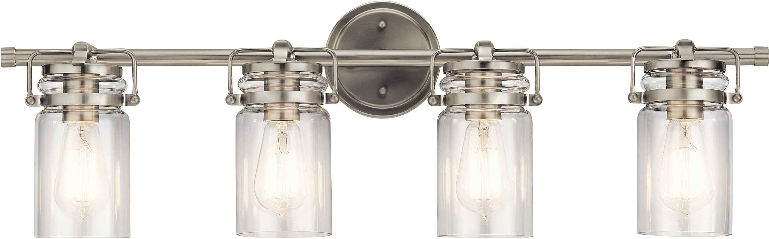 Lighting 45690NI Four Light Bath from the Brinley Collection