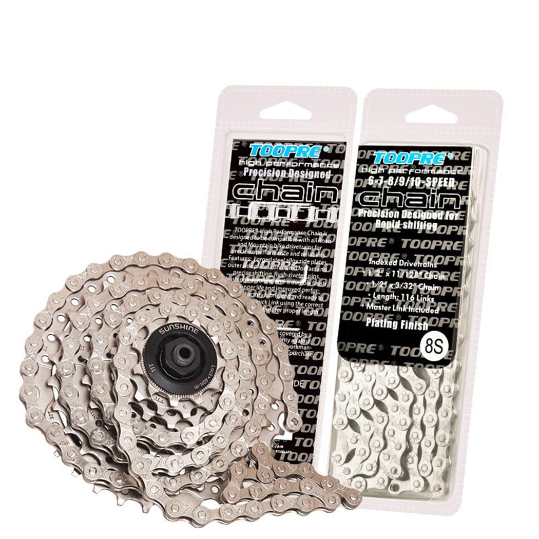 Amazon.co.jp: TOOPRE チェーン MTB ロード 6-7-8/9/10/11/12速