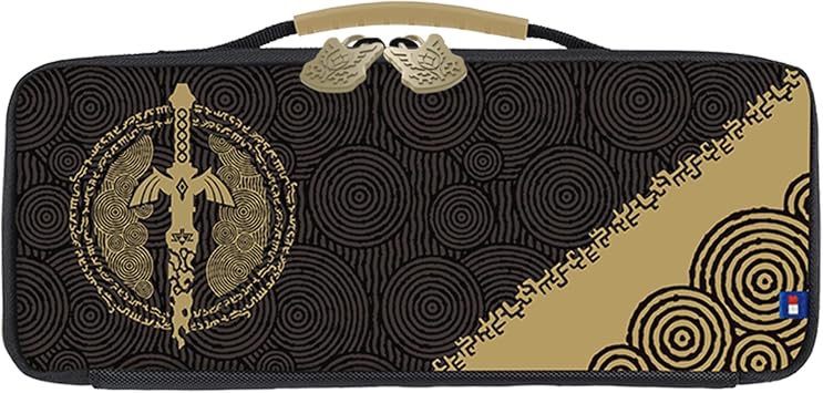 Nintendo Switch Cargo Pouch The Legend of ZeldaTM Tears of the Kingdom Edition - AC Adapter and Split Pad Pro Compatible Travel Case - Officially Licensed by Nintendo