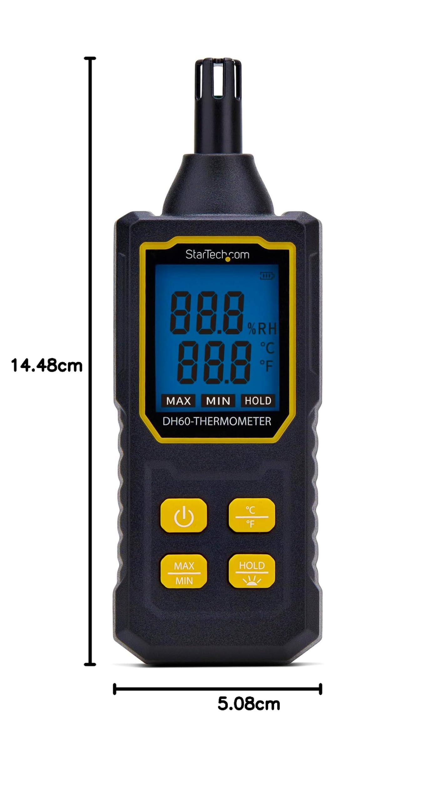 StarTech.com Termoigrometro Digitale - Misuratore Portatile di Umidità e Temperatura con Display LCD per Sala Server/Ufficio