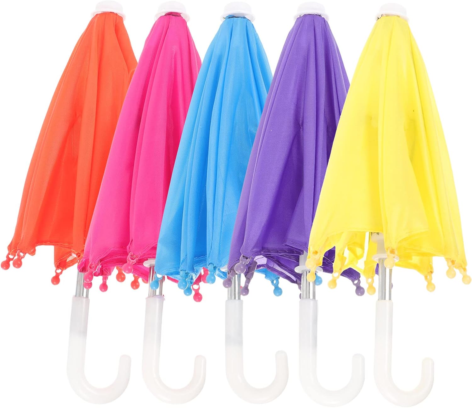 Doll Umbrella 18" Beautiful Girl Multicolor DIY Doll Accessories New Kids Toys E