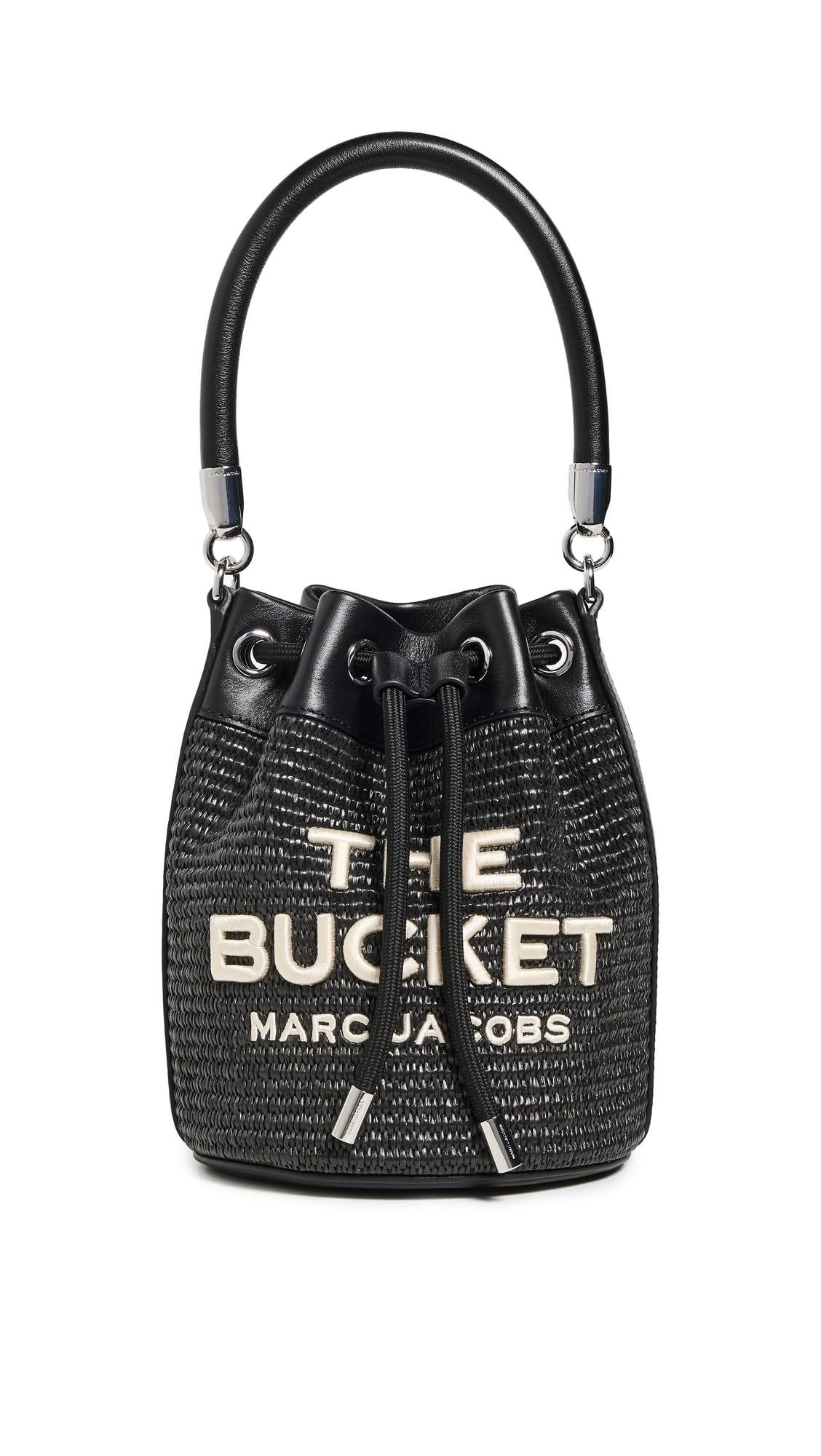 Marc Jacobs The Woven Bucket Bag, Black: Handbags: Amazon.com