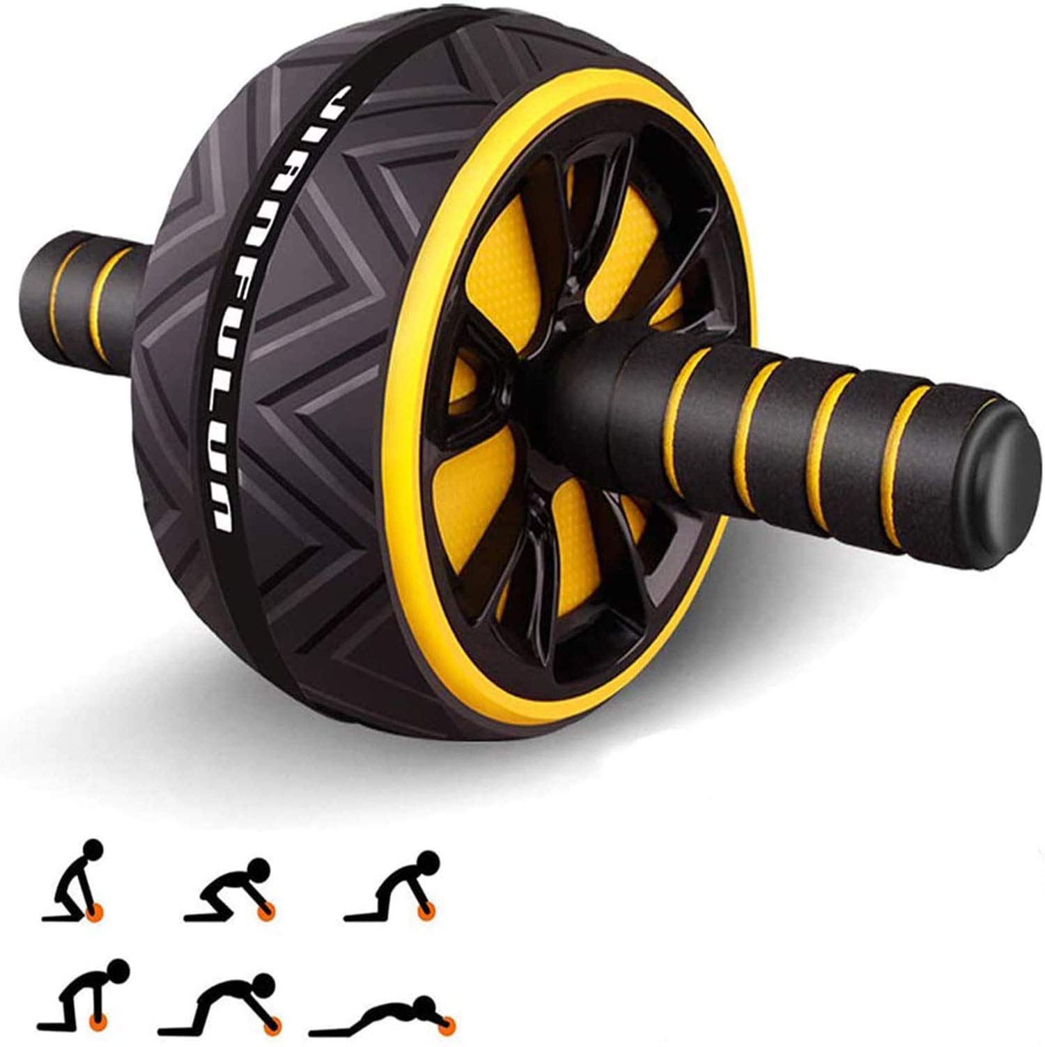 Ab Roller for Abs Workout, Ab Roller Wheel Exercise Equipment for Core Workout, Ab Wheel Roller for Home Gym, Ab Workout Equipment for Abdominal Exercise