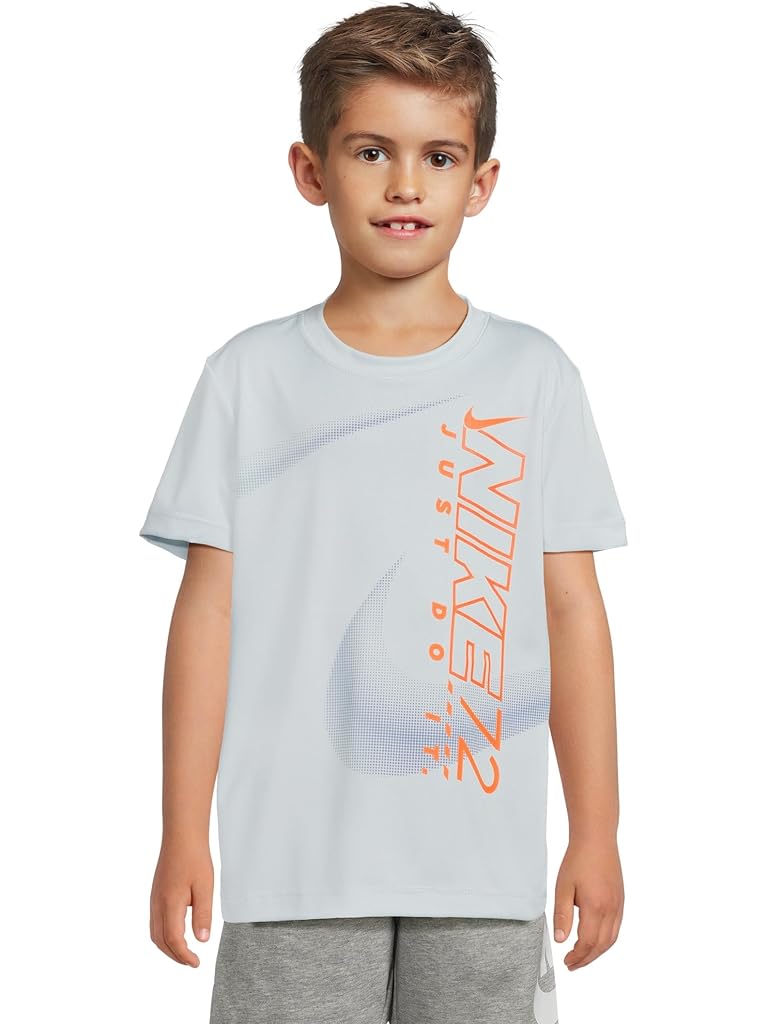 Blue Nike Sidewinder Split T-shirt (Little Kid)