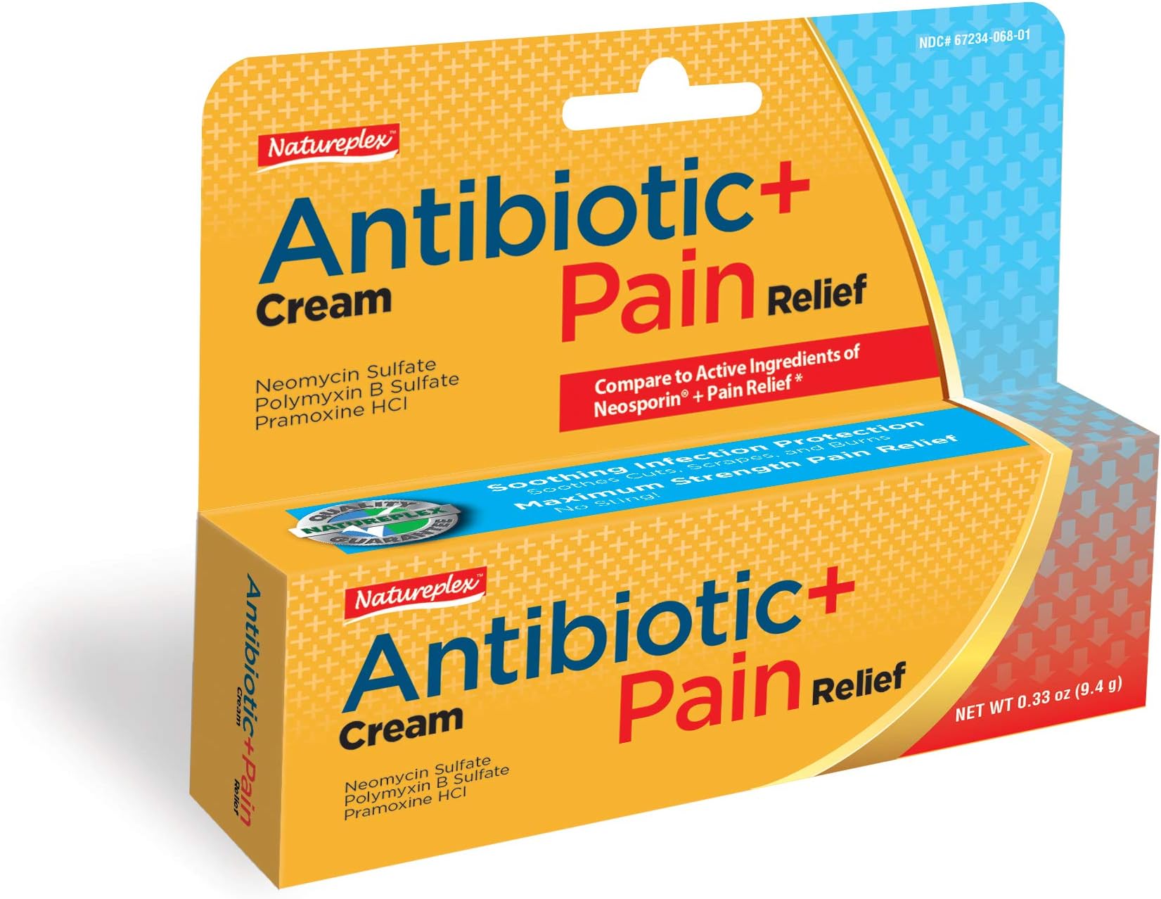 Antibiotic Cream + Pain Relief 12 Pack