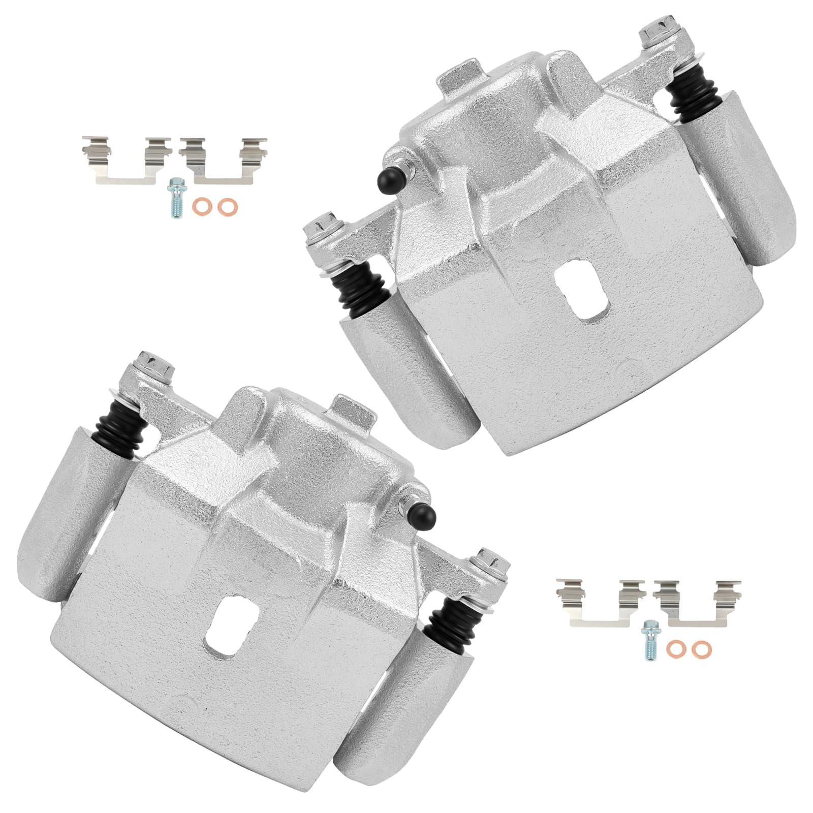 cciyu Front Left &amp; Right Disc Brake Calipers w/Bracket 18B4910A 18B4911A