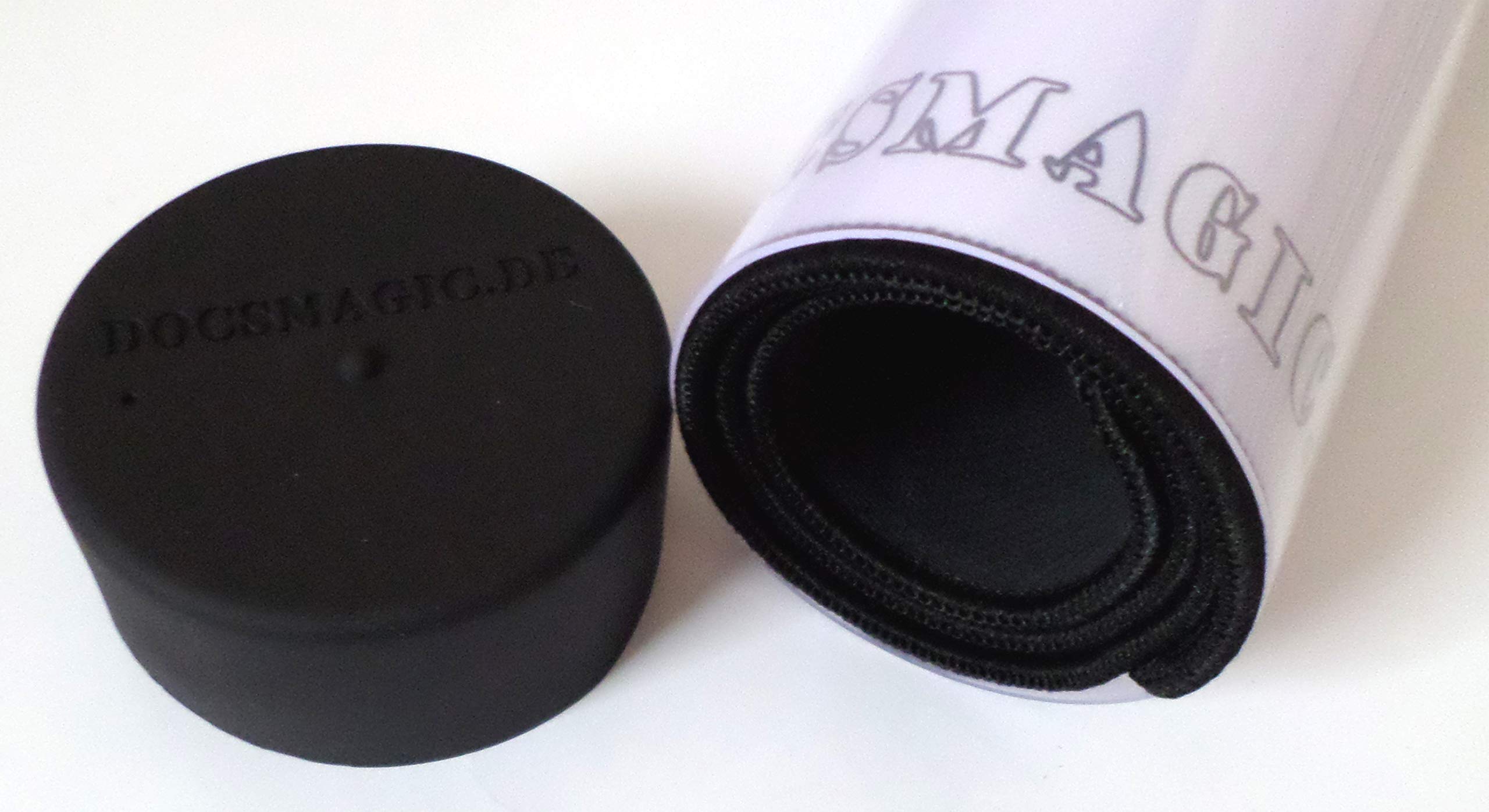 docsmagic.de Mata do zabawy premium + tubka duża przezroczysta biała - 60 x 34 cm