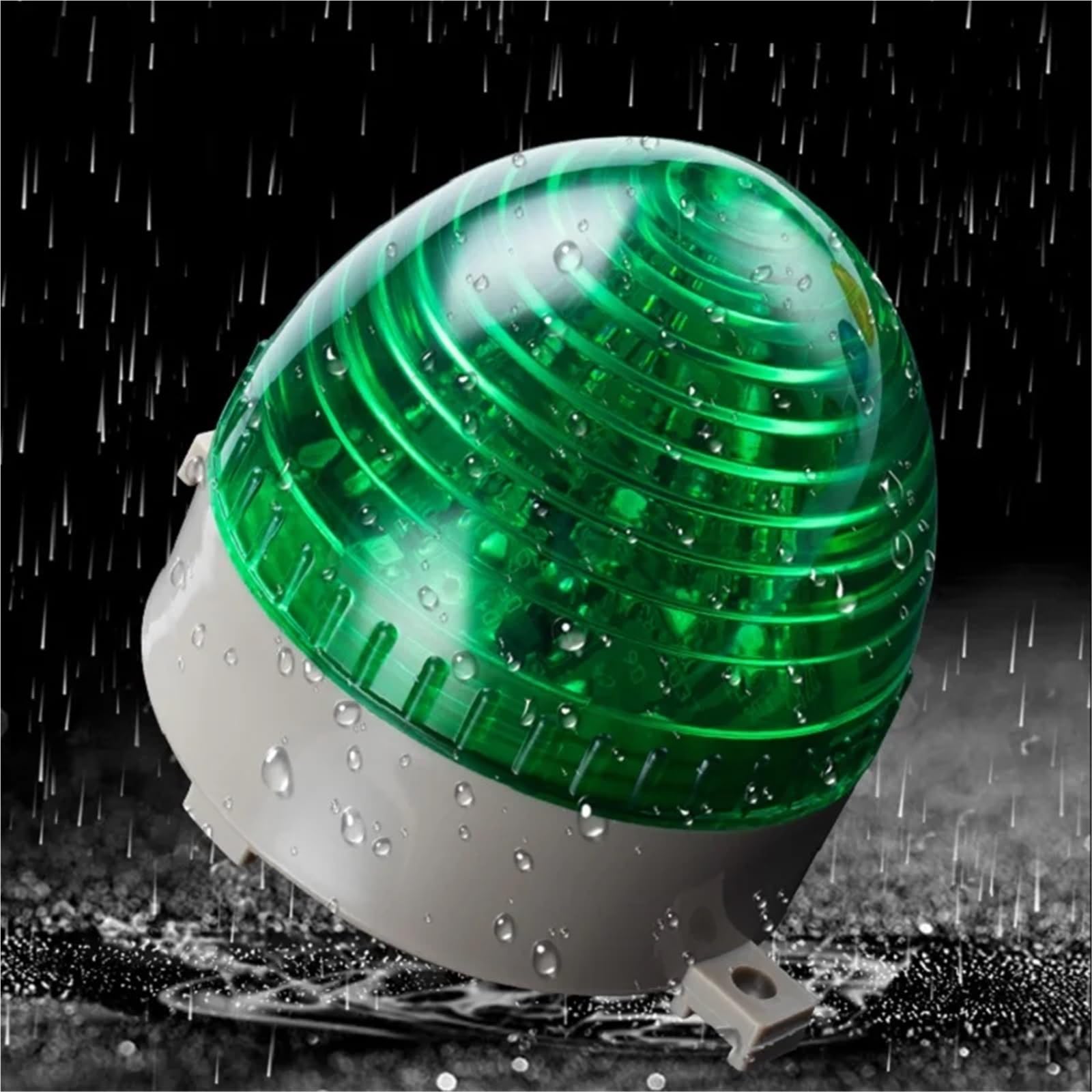 1 szt. Światła ostrzegawcze LED Alarm bezpieczeństwa zawsze włączone światło lampa ostrzegawcza LED-3072-T 12 V 24 V 220 V bez brzęczyka (zielona 12 V)
