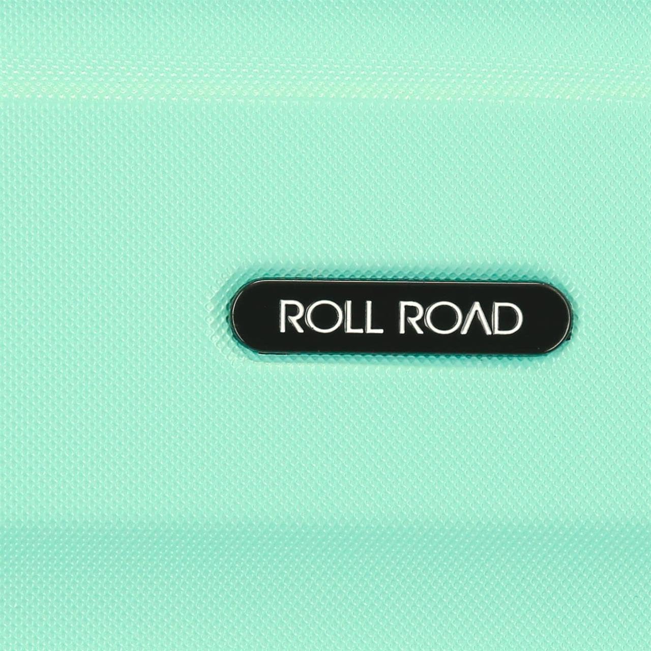 ROLL ROAD Flex, Trolley Rigido Cabina 55m Unisex Adulto, Verde (Green), 38x55x20 cms