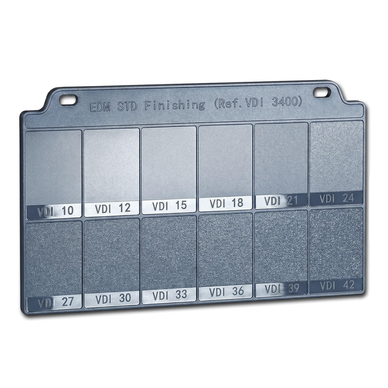 AVSMGP Placa Comparadora De Rugosidad Superficial VDI 3400,Gris