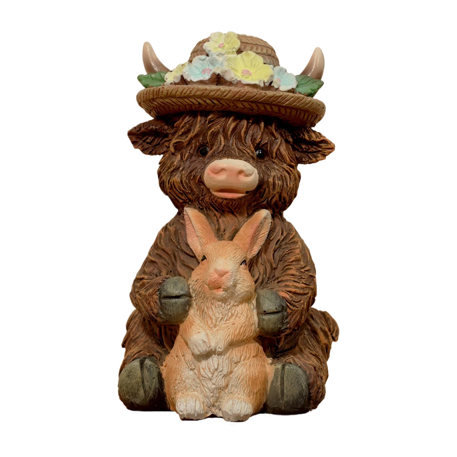 Figurines d'animaux de la ferme en résine durable au design réaliste