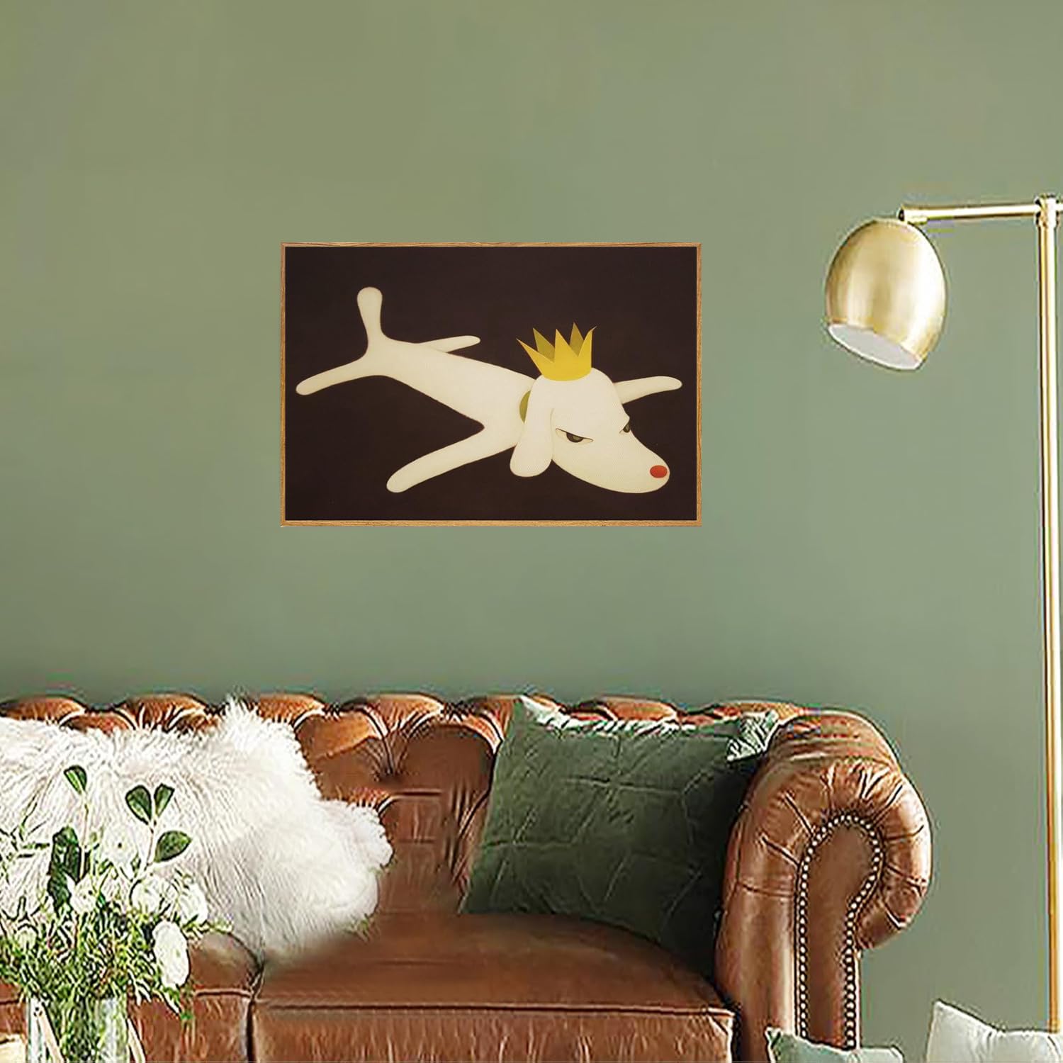 Amazon.co.jp: 日本の奈良美智ポスター《彼女の犬》ウォール