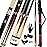 Tai ba cues 2-Piece Pool cue Stick + Hard Case, 13mm Tip, 58, Hardwood Canadian Maple Professional Billiard Pool Cue Stick 18,19,20,21,22 Oz Pool Stick (Selectable)-Blue, Black, Red, Gray, Green