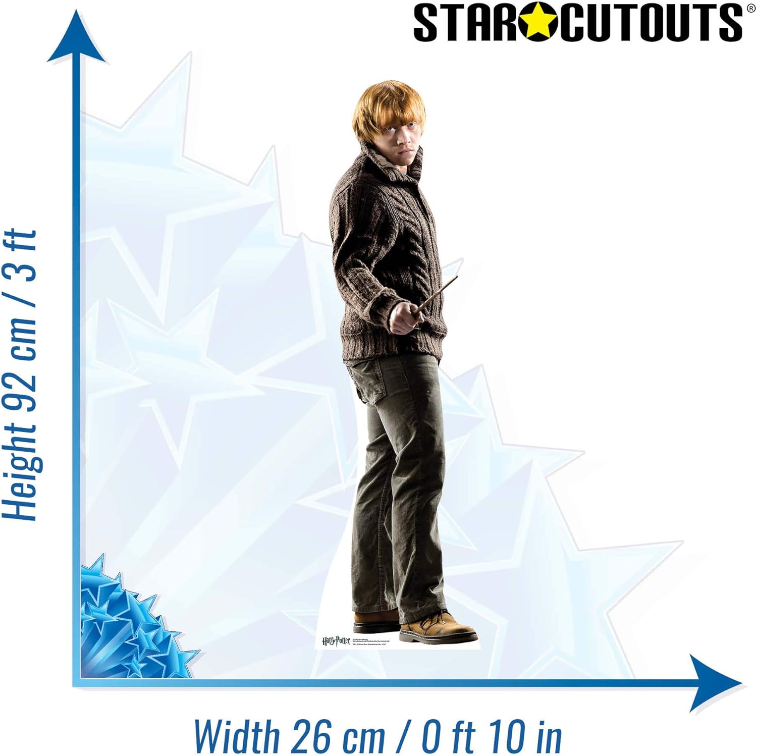 STAR CUTOUTS from The Official Harry Potter Books Mini Cardboard Cutout of Ron Weasley 92 cm Tall