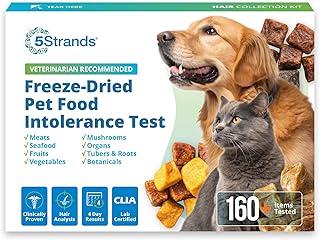 5Strands Freeze Dried Pet Food Intolerance Test for Dogs & Cats, Identify Food Ingredients