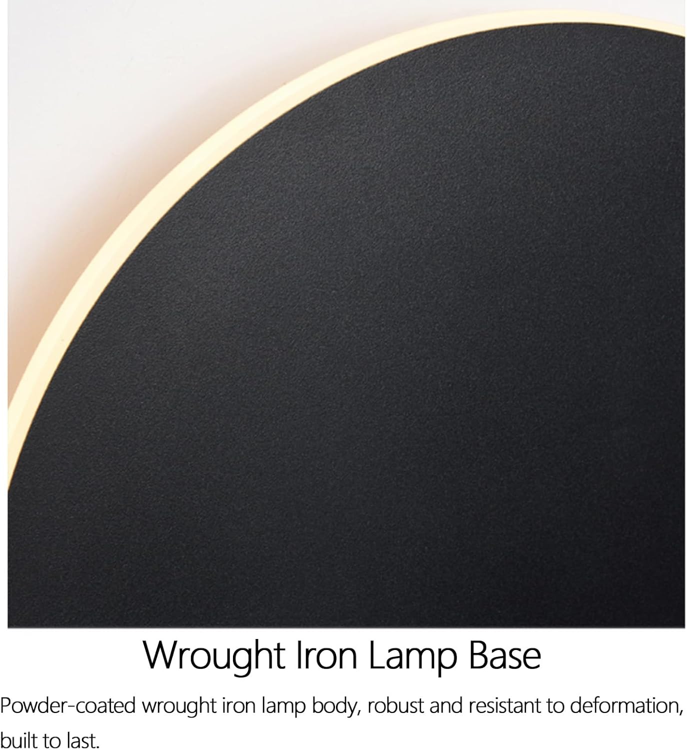 Round LED Wall Sconce with Touch Control Switch Wall Lighting USB Rechargeable Magnetic Wall Light Acrylic Iron Indoor Minimalist Design for Bedroom Bedside Corridor (Black Warm Light,1 Pack)