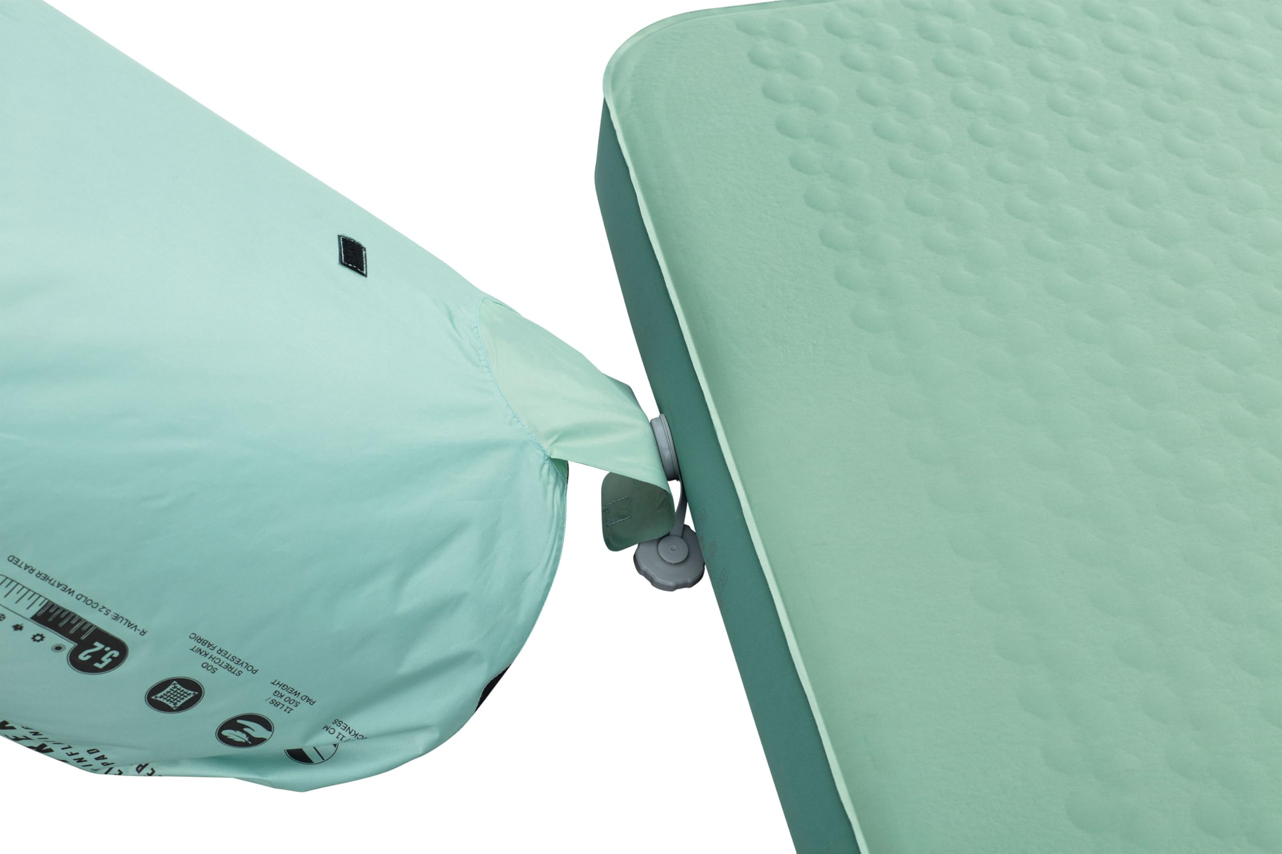 Bestway Selbstaufblasende Doppel-Isomatte ComfortTrek 202,5 x 153 x 11 cm für 2 Personen, Campingmatte mit hohem R-Wert 5,2, Dicke Luftmatratze für Outdoor & Kalte Nächte