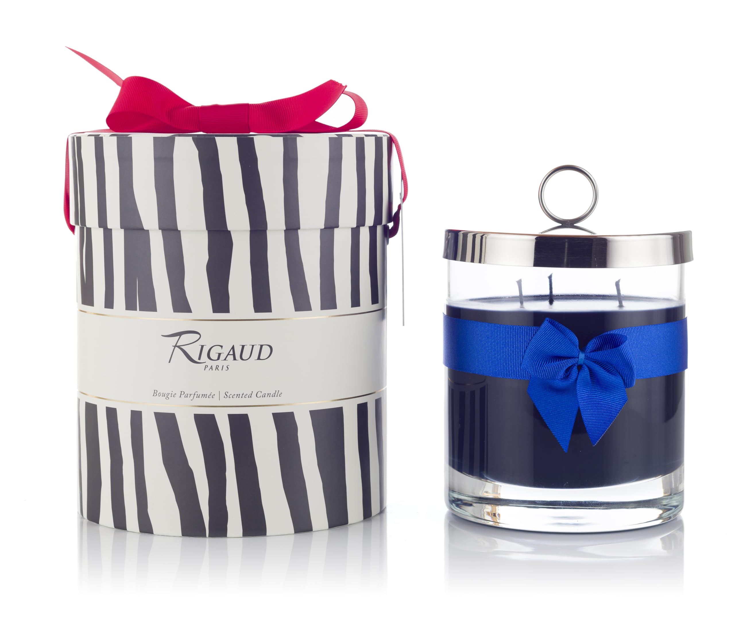 Rigaud Paris Bougie Prestige Reine de la Nuit, 750g, 150h de Parfum, Fabrication Artisanale Française
