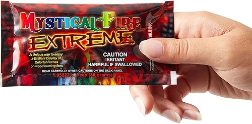 Miniatura 4 de Fogata chimenea Mystical Fire fuego de colores paquetes, Paquete de 50, Extreme Mystical Fire