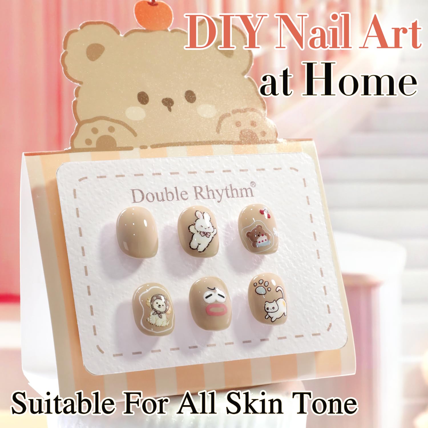 Amazon.com: Double Rhythm 0.5 Oz Gel Nail Polish Neutral Natural