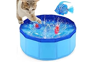 Palksky Cat Toy Swimming 2PCS Fish Water