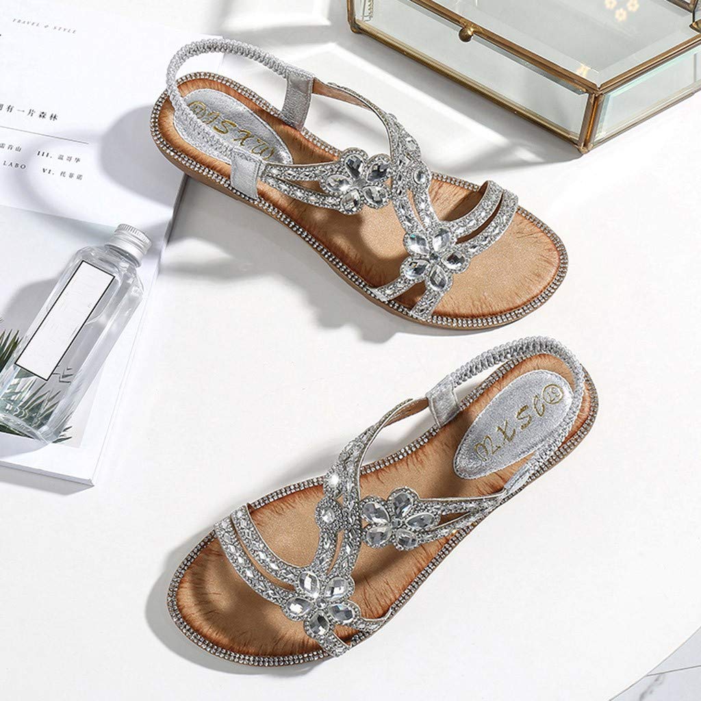 Amazon.com: Lady Pearl Flower Sandals for Women Flip Flops