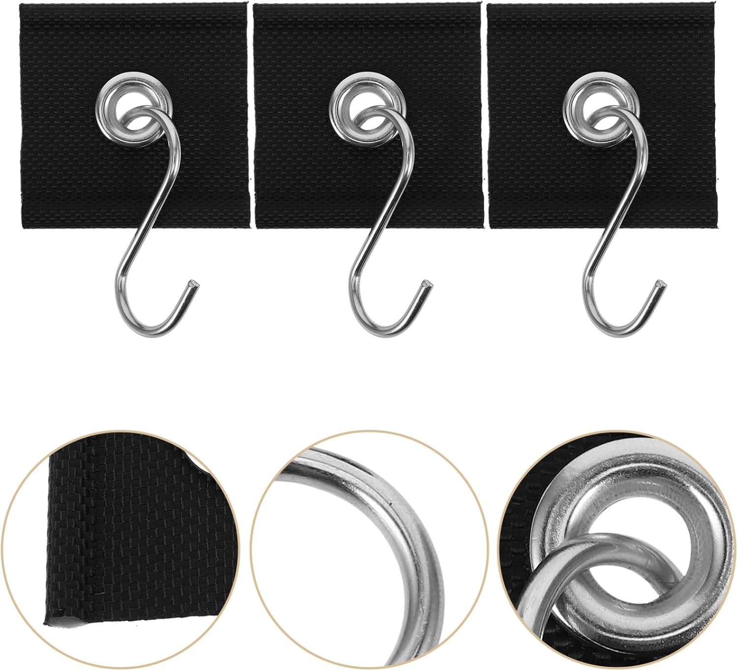 MAGICLULU Rv Awning Light Clips 10 Sets Rv Canopy Hooks Camper Awning Hooks for Hanging Heavy Duty Lights 5/6 Mm-7/8 Mm