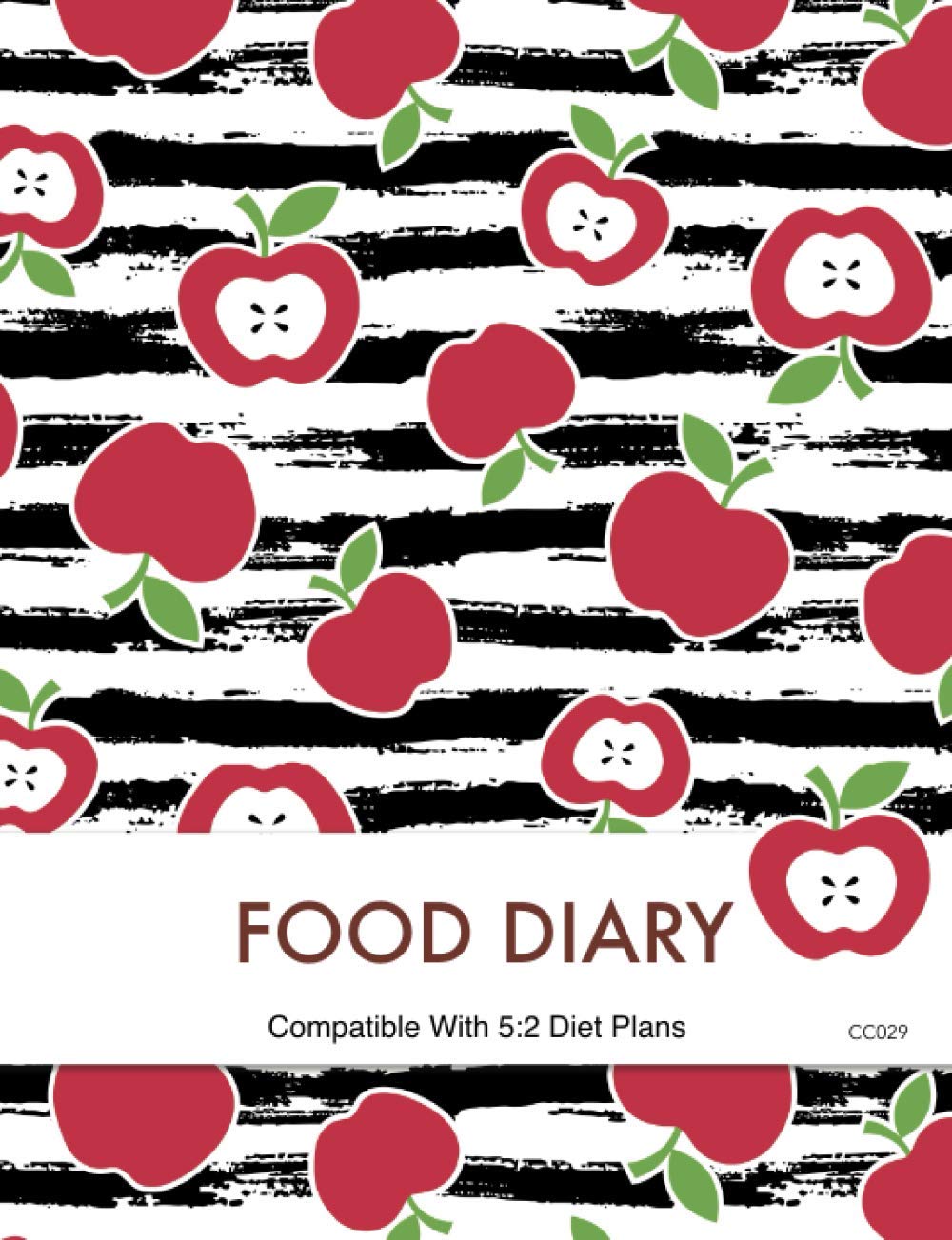 Food Diary - Compatible With 5:2 Diet Plans: 3 Month Food, Featuring - Good Habit Tracker, Weight Graph and Food Values