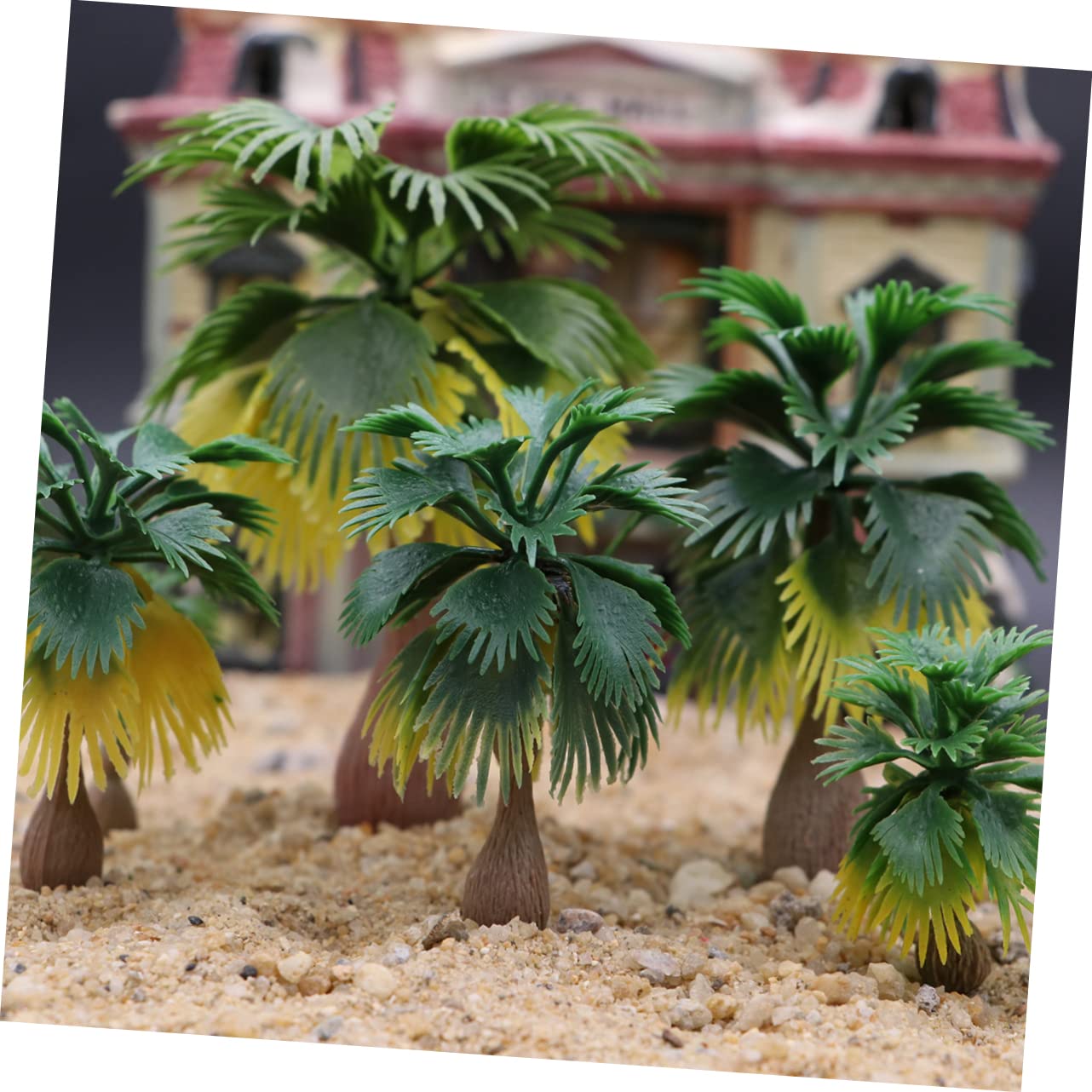 SHINEOFI 36pezzi Modelli Alberi Miniatura Di Tropicali Per Modellismo Paesaggi Architettonici e Creazioni Di Parchi