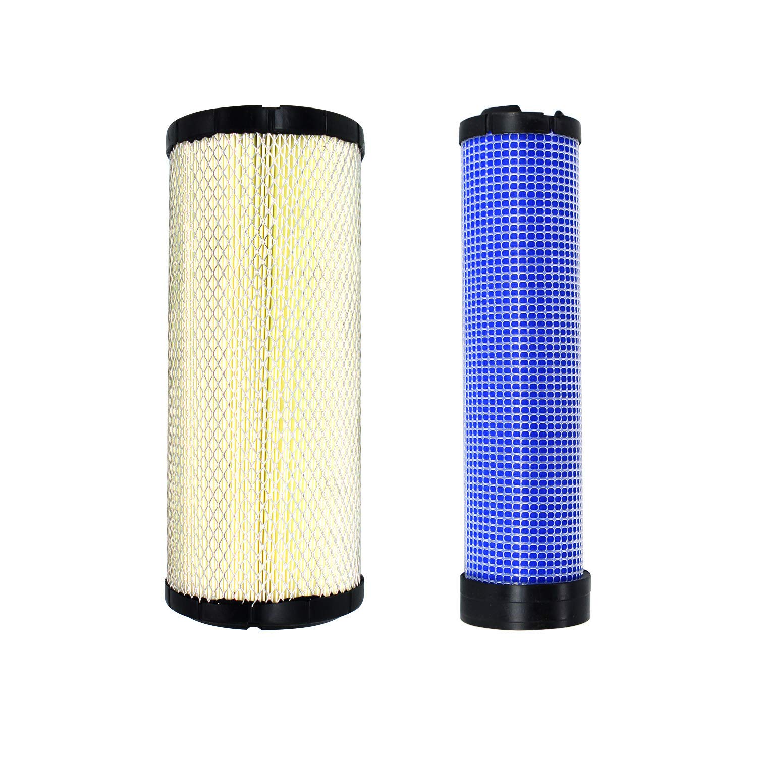 Engine Inner & Outer Air Filter Kit 6666375 & 6666376 Compatible with Case Skid Steer Loader SR130 SR150 SR160 SR175 SV185 40XT 60XT 70XT 75XT 85XT 410 420CT 430 435 445 1840 1845C