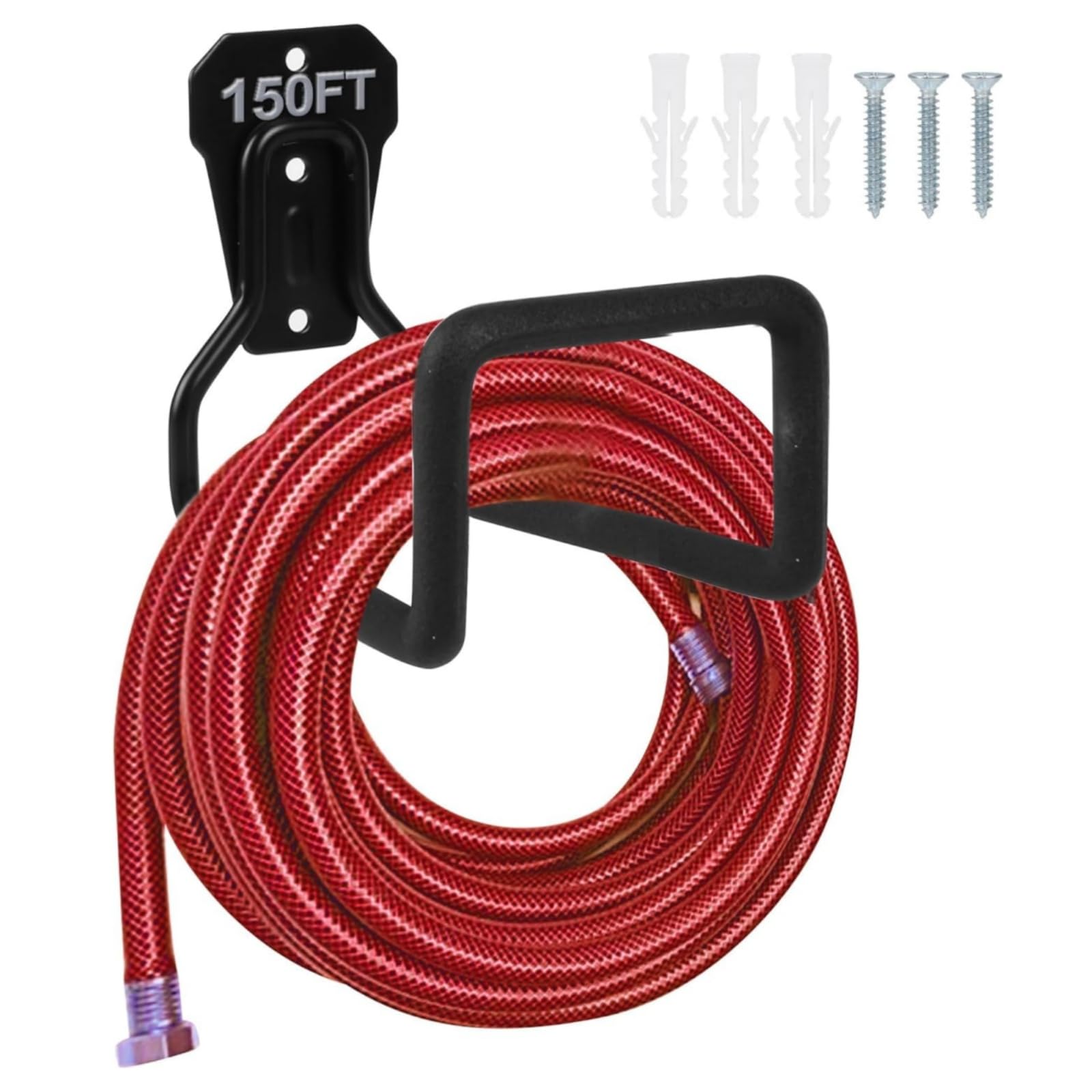 Neouth Metal Garden Hose Holder Heavy Duty Hose Hanger Wall Mounted Water Hose Holder for Outside/Indoor Yard Sturdy Hose Reel Hose Hooks for Water Hose (B0D73STLJQ) Amazon Price History, Amazon Price Tracker