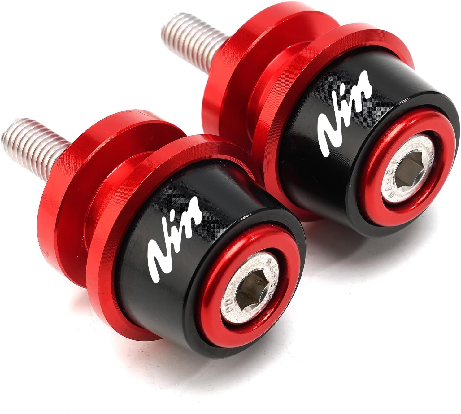 CNC Motorcycle Swingarm Spool Slider Stand Screws Compatible with 2026 Ninja 500 SE Ninja 650 Ninja 400 NINJA 1100SX 1000 SX 2017-2024 2025 2026 ZX6R ZX-10R ZX4R ZX4RR ZH2