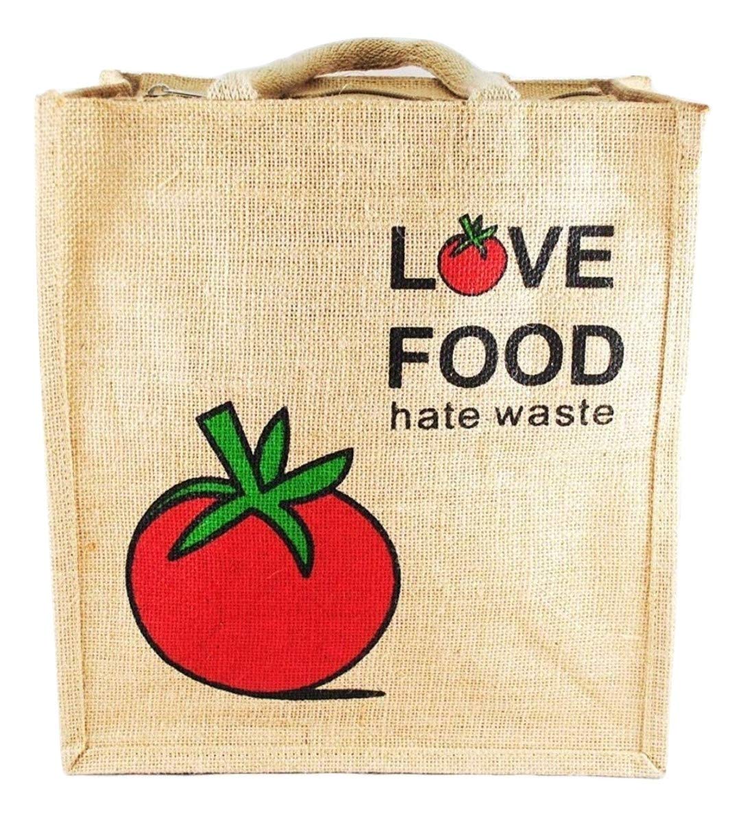 Kabbana Unisex Jute Multipurpose Waterproof Lunch Bag with Classy Print (Red, 12x4.5x14 Inch) (B07KZGNJLQ) Amazon Price History, Amazon Price Tracker