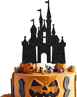 Castle Cake Topper Halloween Castle Cake Topper Halloween Theme Birthday Party Decorations Castle Themed Birthday Party Baby Shower Supplies Black