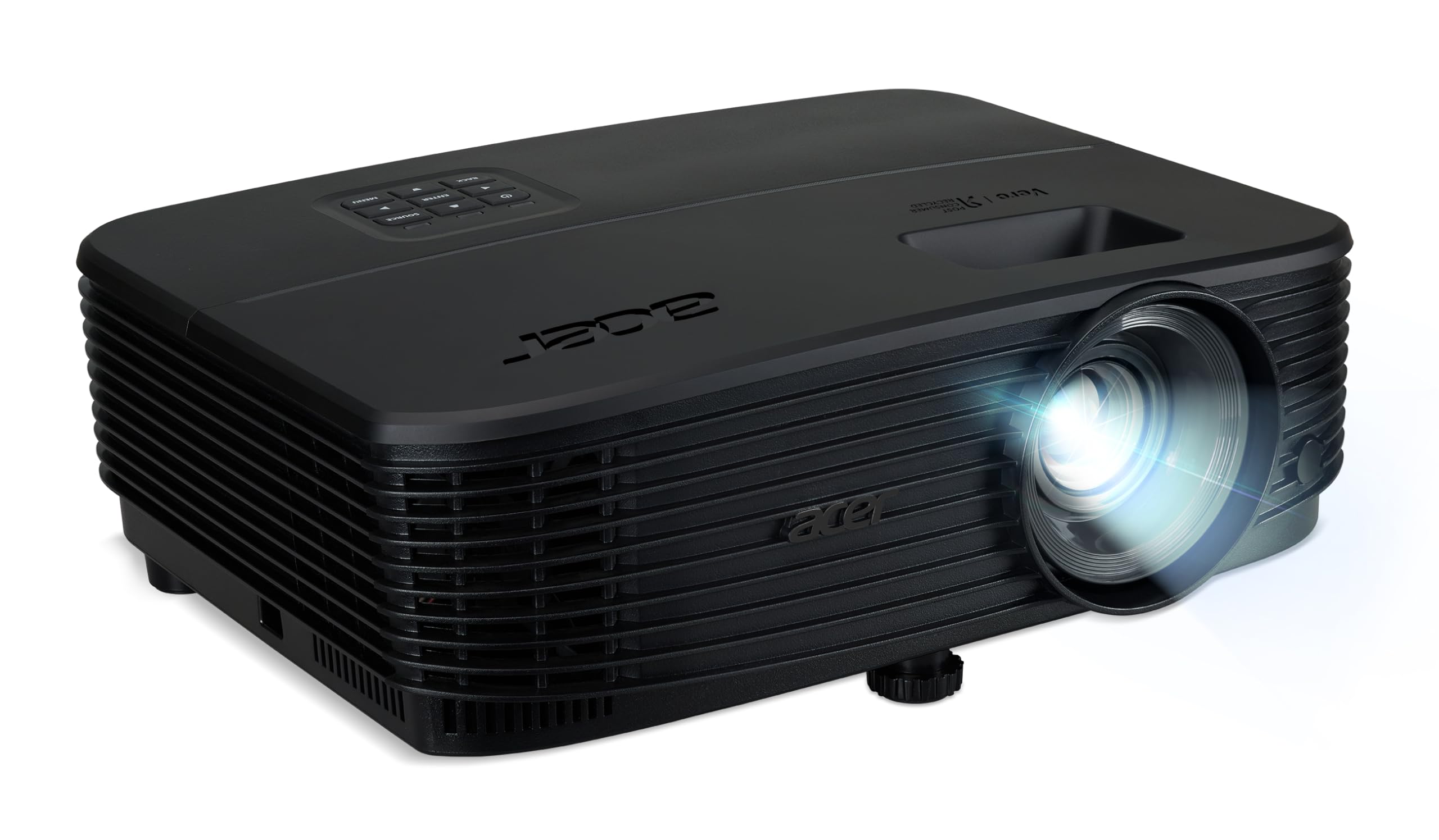 Acer PD2527i (Vero) DLP-LED Beamer (1080p Full HD (1.920 x 1.080 Pixel) 2.700 ANSI Lumen, 2.000.000:1 Kontrast, 3D, Keystone, 1x 10 Watt Lautsprecher, HDMI (HDCP)) schwarz, Business/Education