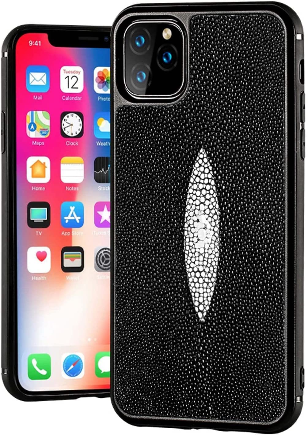 Coque cuir iPhone 14 Pro premium avec doublure microfibre douce - 8