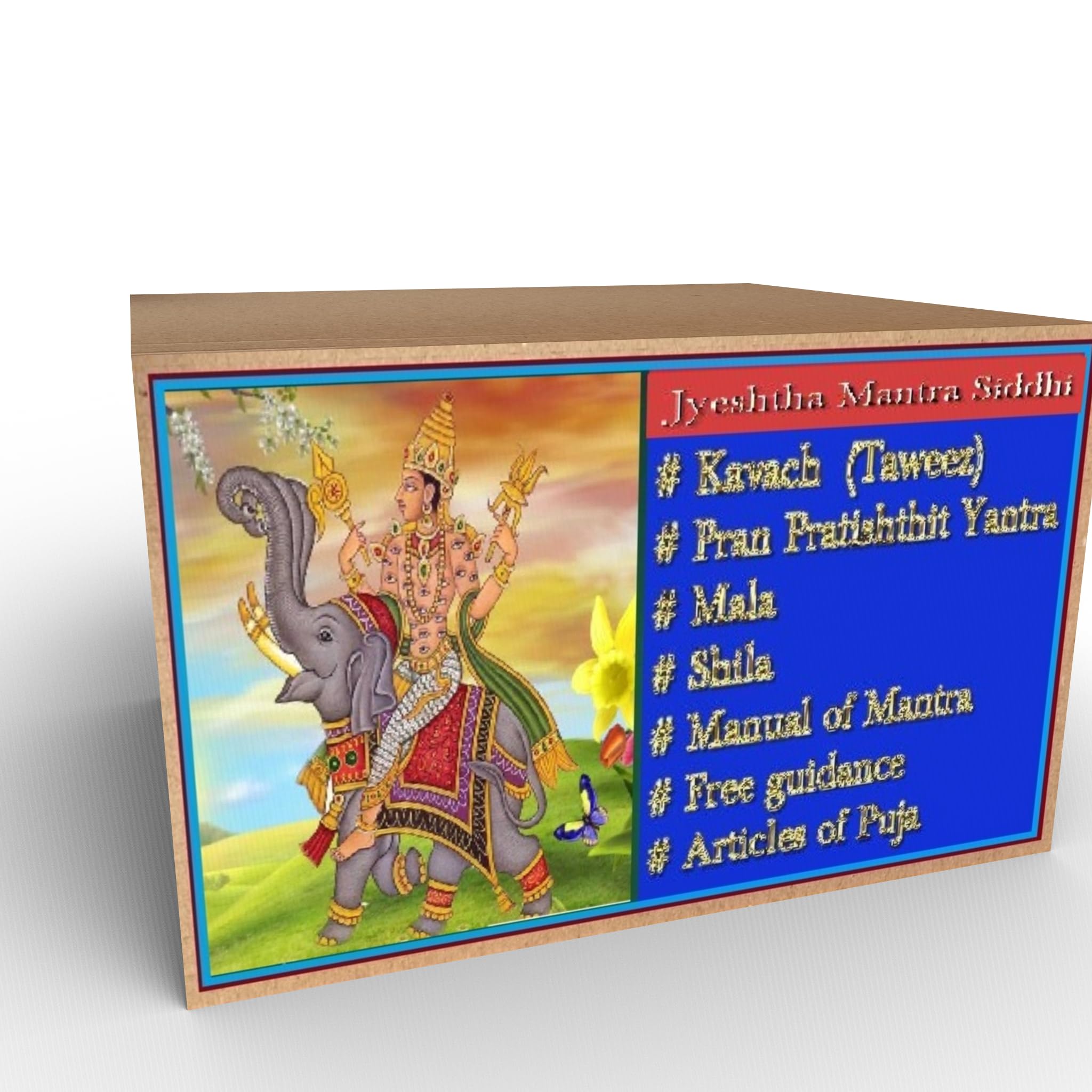 Jyeshtha Mantra Siddhi Packet with Manual (Mantra, Yantra, Stotra, Kavach etc) & Sadhana Process by Tantraguru Debiprasad Mishra with Mala and Shila.-image-15