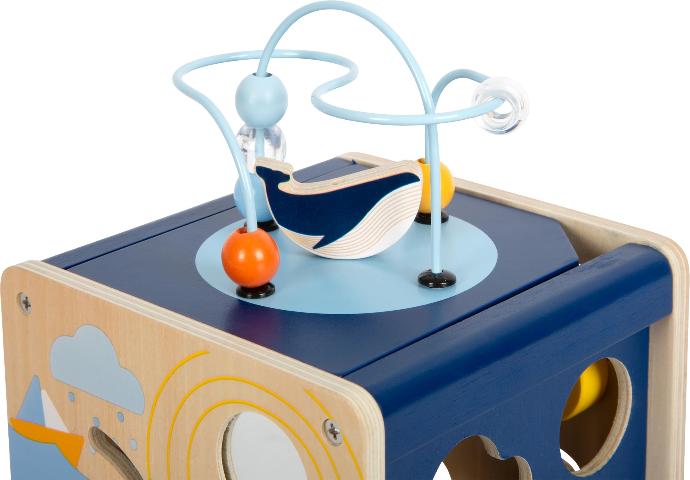 Small Foot Dado motricità Grande Oceano in Legno, Gioco di motricità per Bambini Piccoli, dai 12 Mesi, 12312