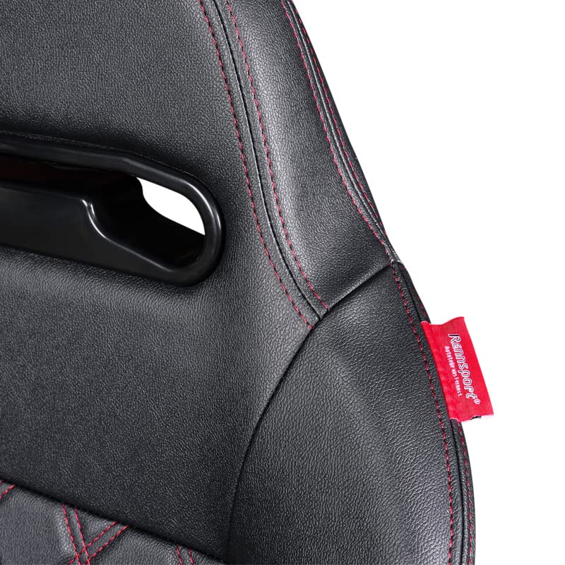 Rennsport（レンシュポルト）SRS セミバケットシート SRS PVC キルティング赤ステッチ RENNSPORT レン