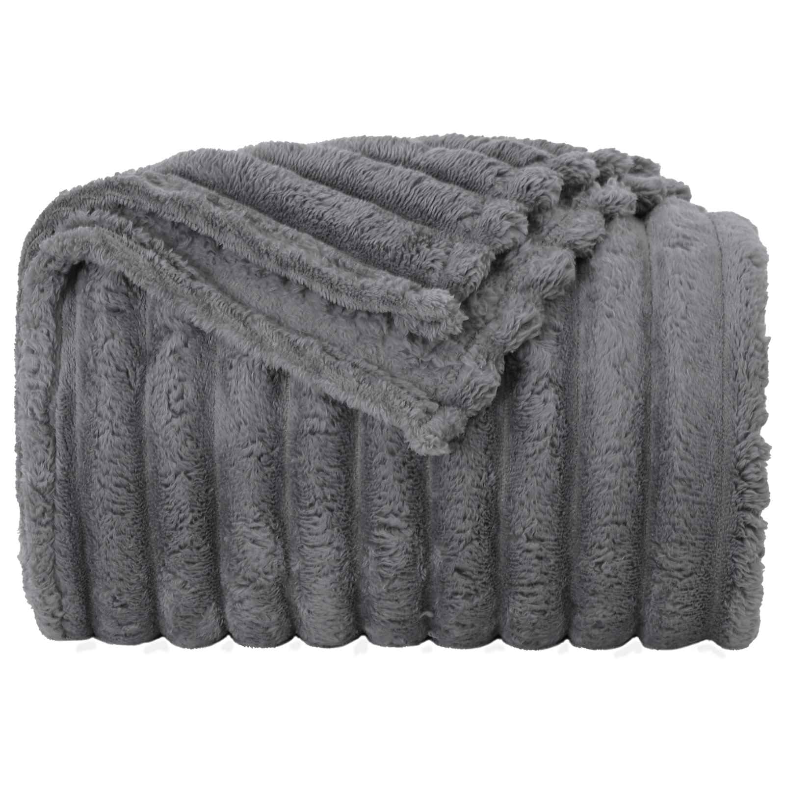 Générique Überwurf, Dunkelgrau, 270 x 240 cm, Fleece