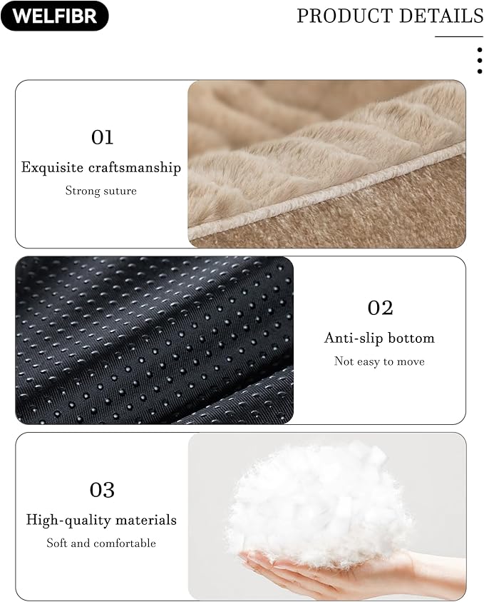 Cama Sofá para Perro Grande con Funda Lavable y Base Antides miniatura 3