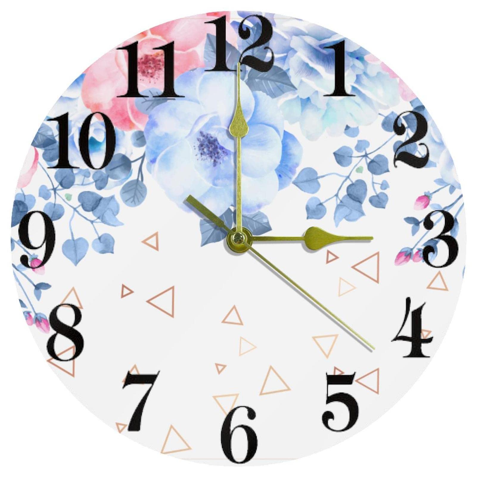 Horloge murale à quartz silencieuse sans tic-tac pour rester concentré