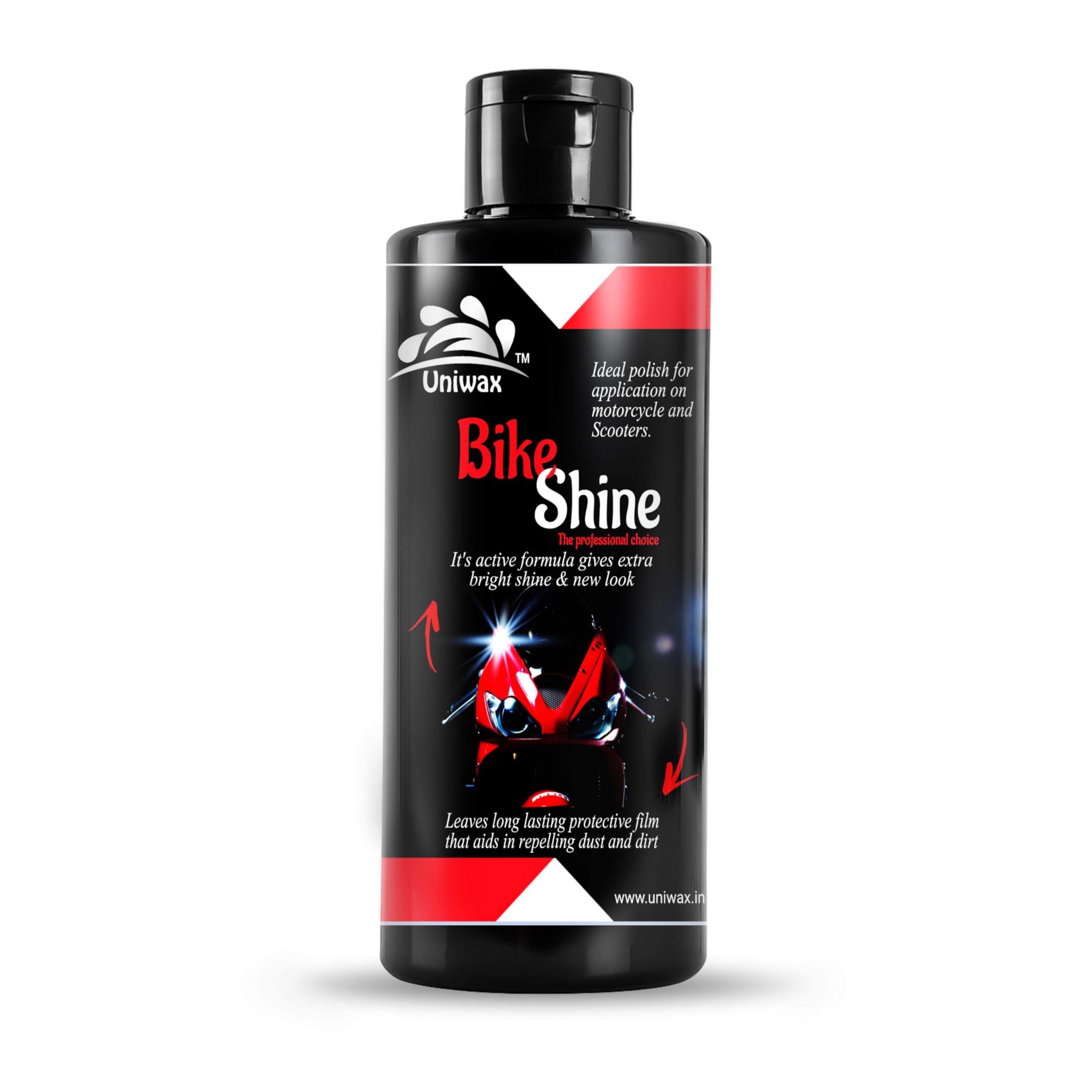 uniwax Bike Polish Instant Shine |Scooter Scooty Motor Cycle Complete Body Polish Shiner|spot Remover-image-23