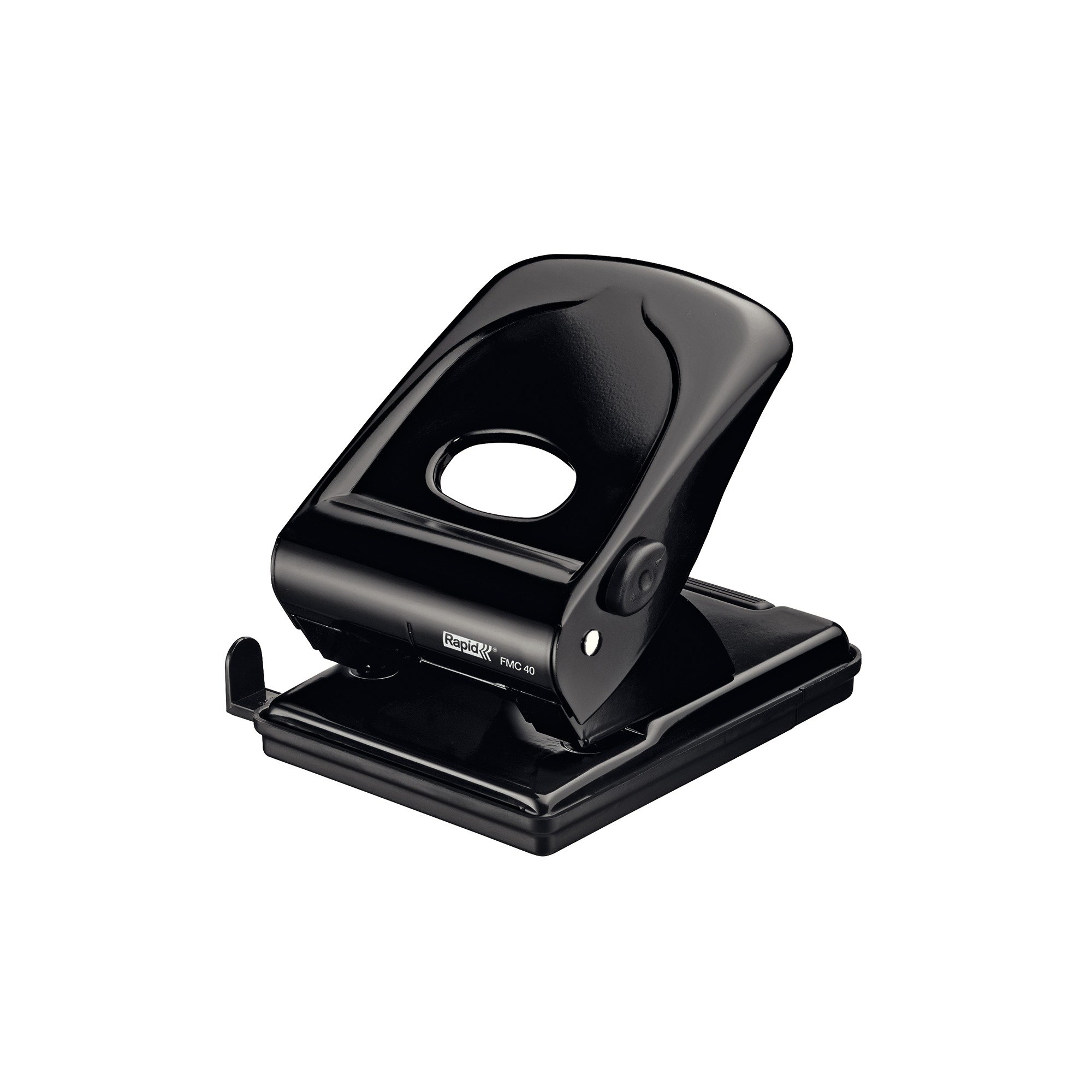 Buy Rapid 21835601 Fashion FMC40 Hole Punch, Bar with Format Markings, Metal, Black, Guide 40