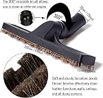 13Pcs Universal Vacuum Attachment Kit 1-1/4" Vacuum Hose Adapter Wet Dry Plastic Vacuum Cleaners Accessories with Extension Wand Horse Hair Brush Flexible Crevice Tool Adapter for Shop Vac Attachment