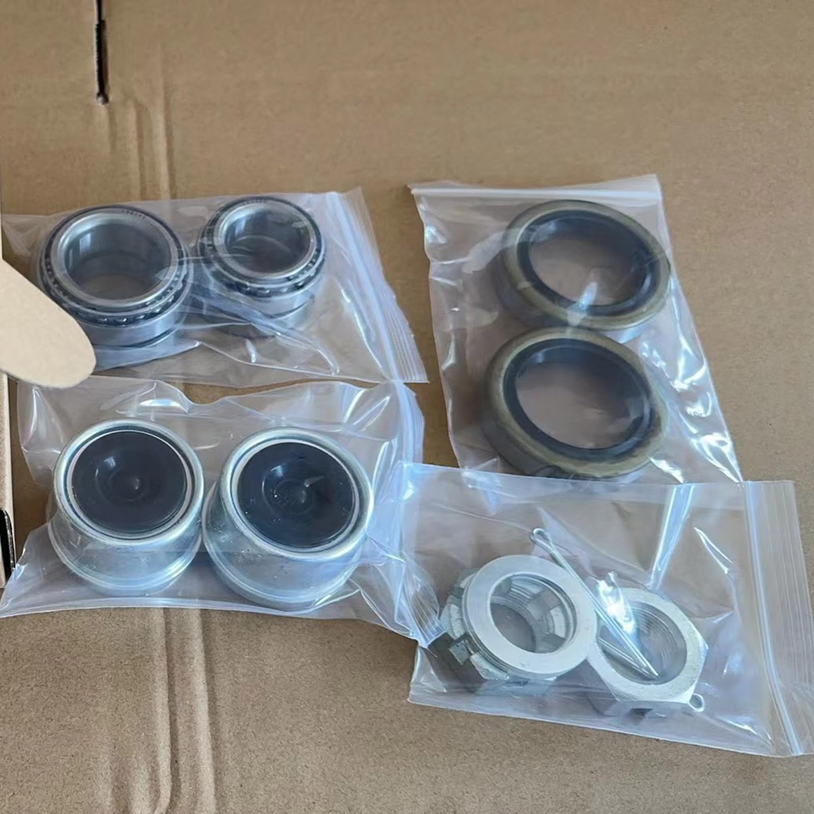 Kit de roulements de moyeu de roue de remorque L68149 L68111 L44649 L44610 171255TB Kit d'entretien Kit d'entretien de roulement de moyeu de roue de remorque 3,8 cm à 1 3/8"