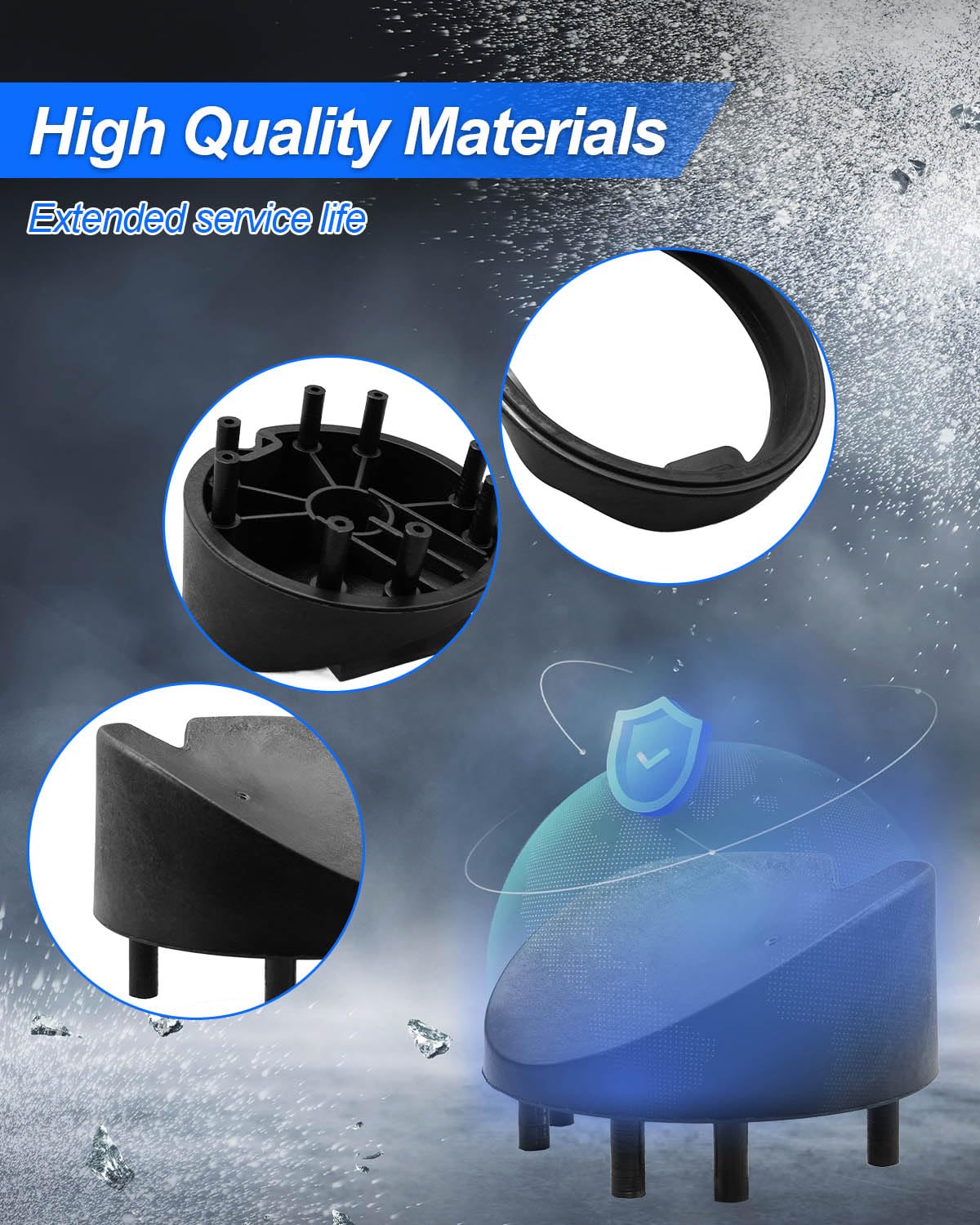 Kit de reparación de bomba de limpieza de 2 piezas para Yamaha Jet Clippers Ar230 Sx230 Ar240 Sx240 242LTD S Lx210 LS2000 Lx2000 Sx190 Ar190 Reemplaza F0R-67609-09-00