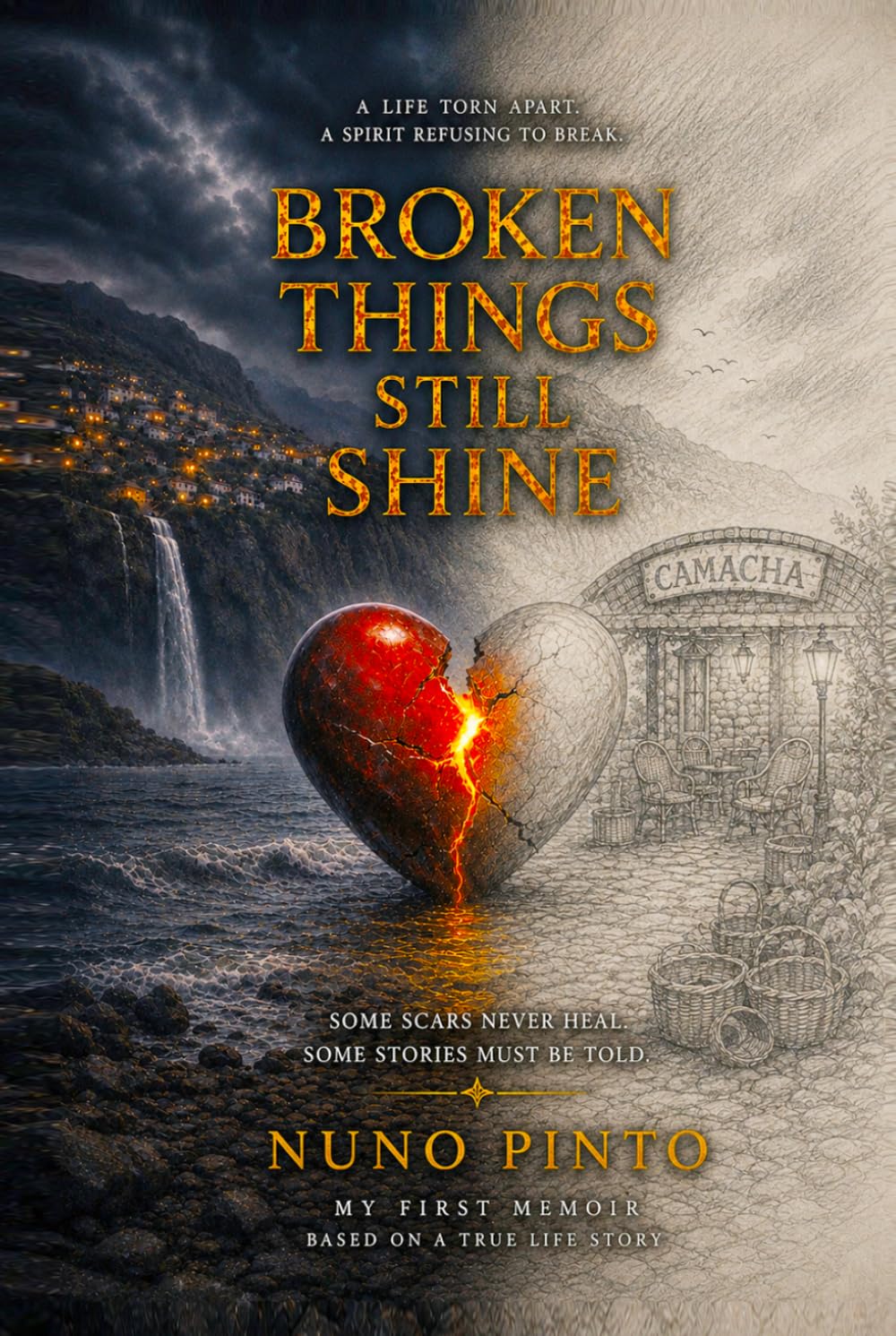 BROKEN THINGS STILL SHINE. A Life Torn Apart. A Spirit Refusing to Break.