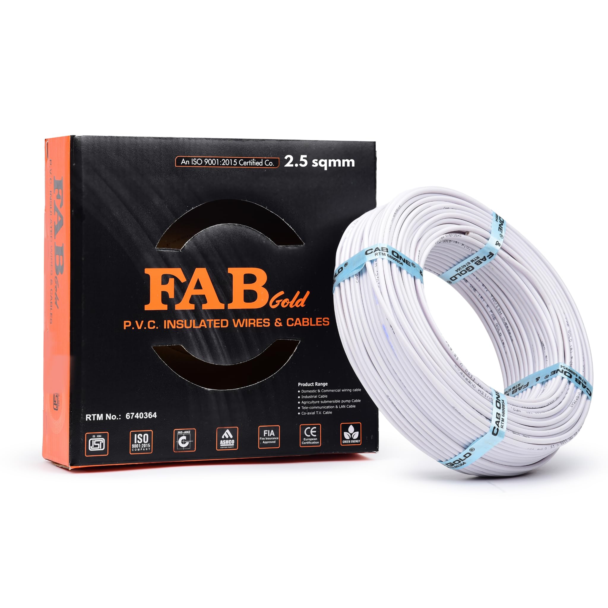 KRIPA Red Electrical Wire - 90m, FR PVC, Pest Protection -27