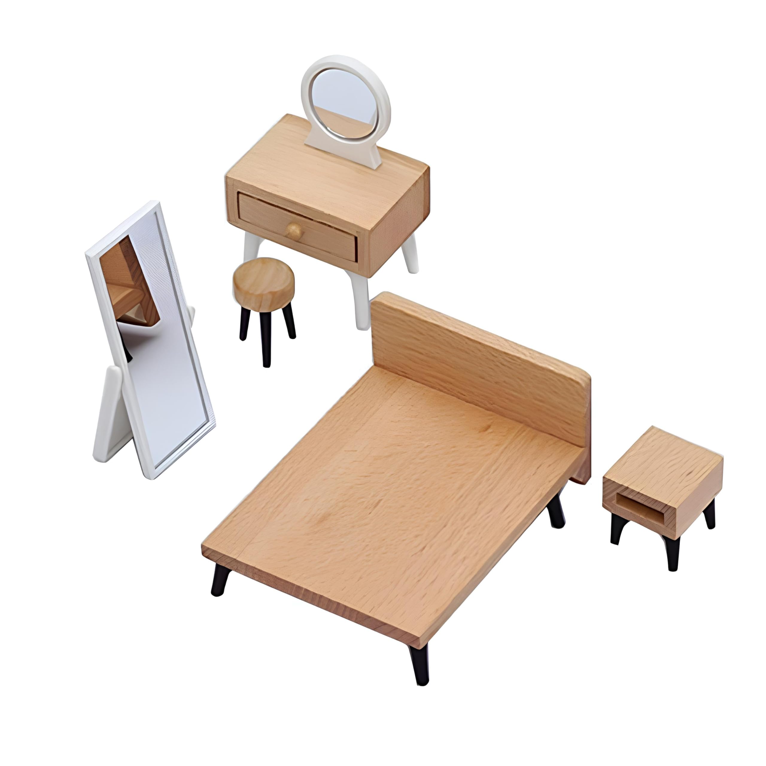Raamse® Houten Poppenhuis Bouwpakket - Miniatuur Keuken - Modelbouw - Meubels - Volwassenen